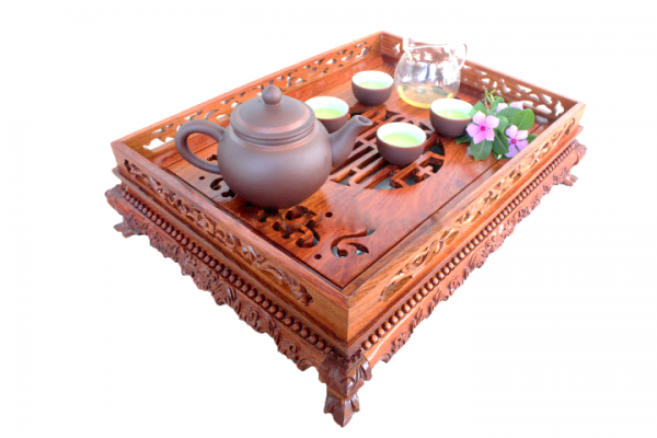 khay trà gỗ hương