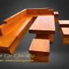 kiểu dáng sofa gỗ nguyên khối thanh nhã